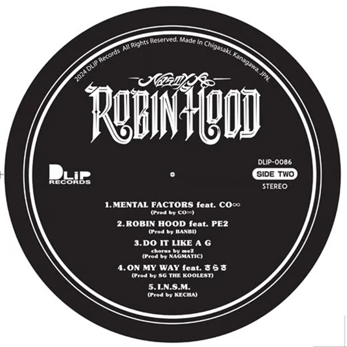 【LP】NASTY K / ROBIN HOOD