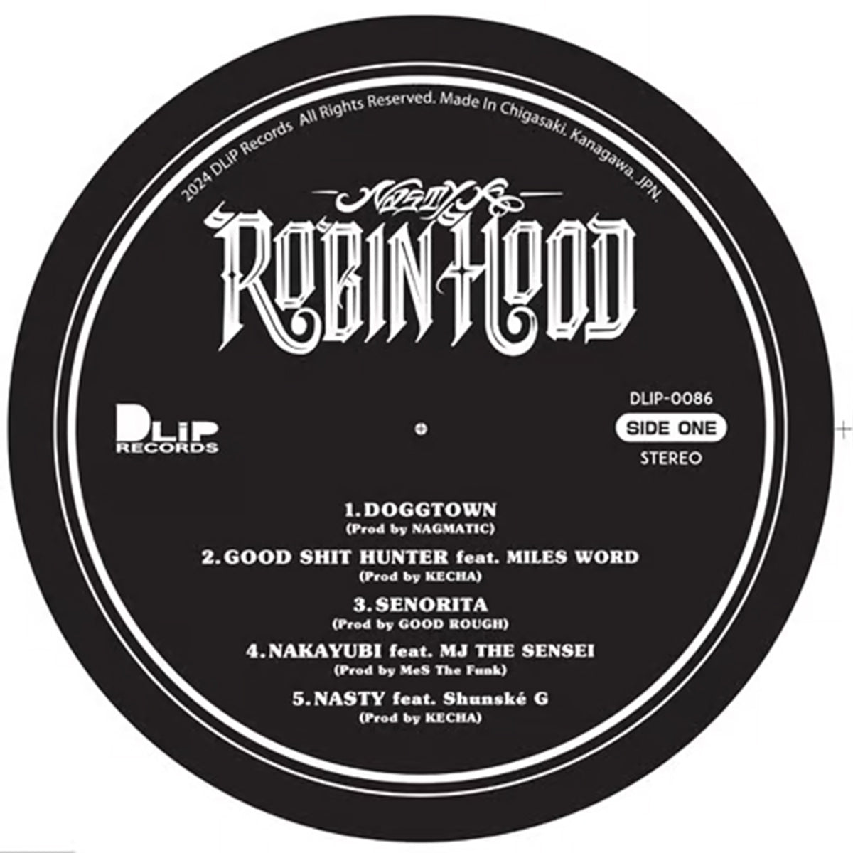 格安即決 LP】NASTY K / ROBIN HOOD – COZZYZ0467 邦楽